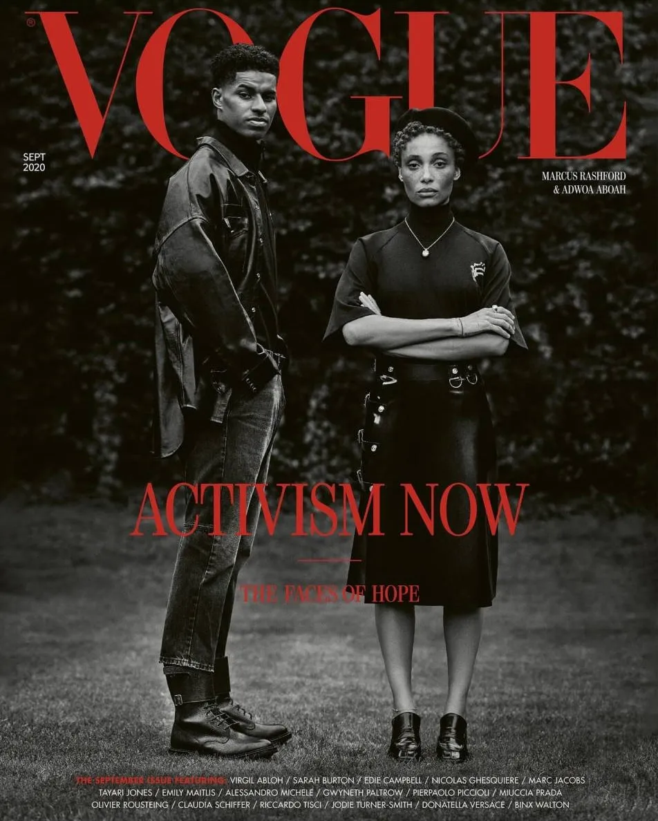 Activism Now: cover of Vogue magazine